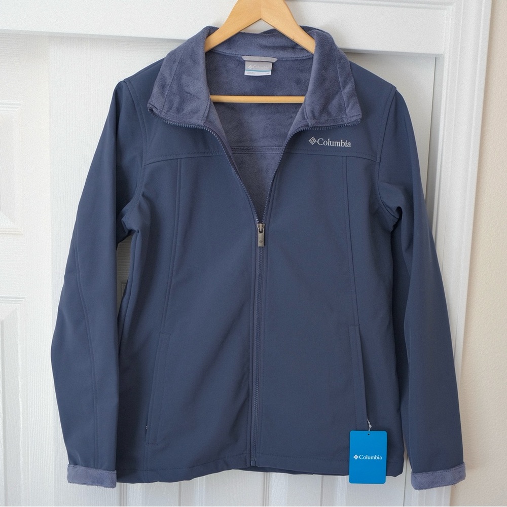 Columbia Acorn Cottage II Softshell Fleece Lined Zip Up Jacket. Women’s Size M.